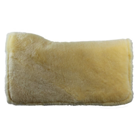 Lammfell Westernpad Square marine blau-1
