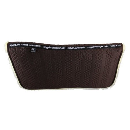 Lammfell Westernpad Square mocca braun-1