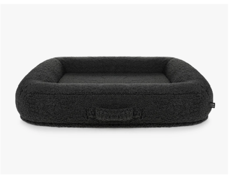 Hundebett Spring Kunstleder 90x70 cm braun