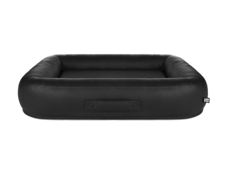 Hundebett Loui Kunstleder black