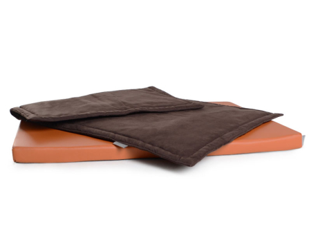 Hundematte Luvano Kunstleder 120x80 cm terracotta