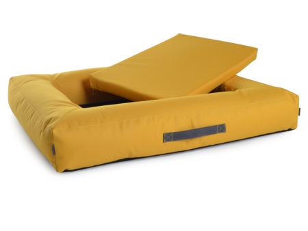 Montreal Hundebett Nylon 90x70 cm gelb