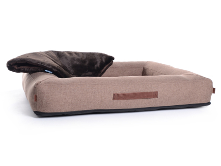 Montreal Hundebett Softline 130x110 cm hellbraun