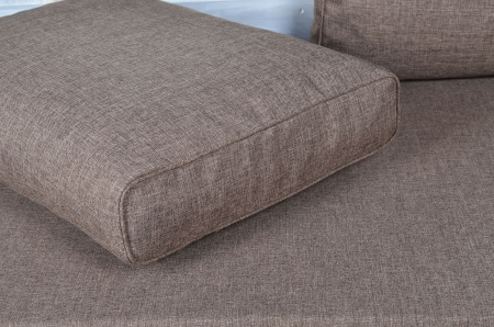 Paletten Rückenkissen-Softline 60x44x20 hellbraun