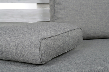 Paletten Rückenkissen-Softline 60x44x20 silber