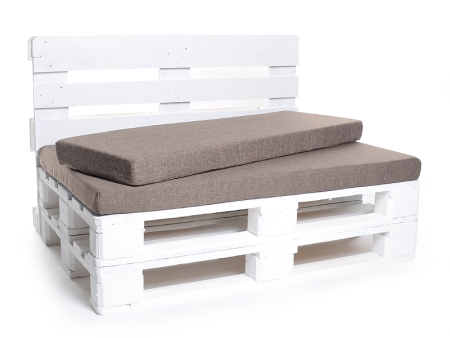 Palettenkissen-Matratzenkissen-Softline 120x42x8 creme