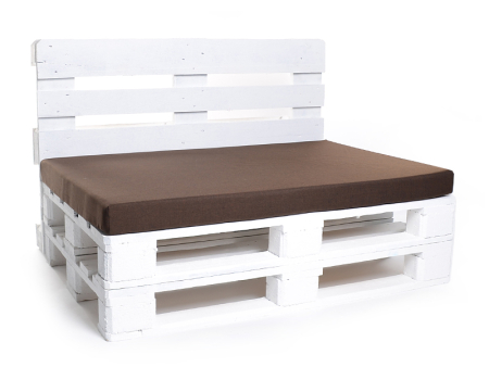 Palettenkissen-Matratzenkissen-Softline 120x80x8 braun