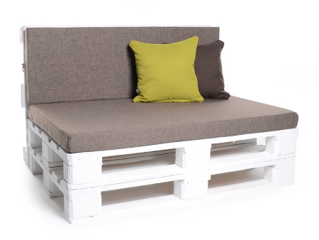 Palettenkissen-Matratzenkissen-Softline 120x80x8 creme