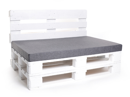 Palettenkissen-Matratzenkissen-Softline 120x80x8 grau