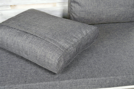 Paletten Rückenkissen-Softline 60x44x20 grau