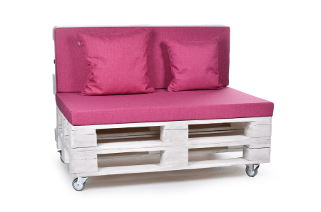 Palettenkissen-Matratzenkissen-Softline 120x42x8 pink-1