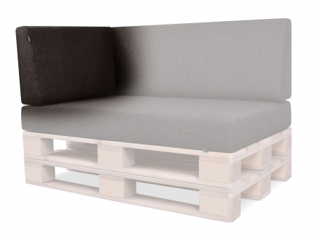 MAXX Seitenkissen-Softline braun
