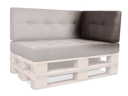 MAXX Seitenkissen-Softline hellbraun