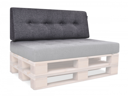 MAXX Rueckenkissen-Softline grau