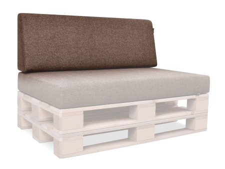MAXX Rueckenkissen-Softline hellbraun