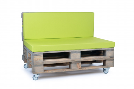 Palettenrueckenkissen Nylongewebe 120x42x8 kiwi