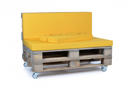 Palettenseitenkissen Nylongewebe 72x42x8 gelb