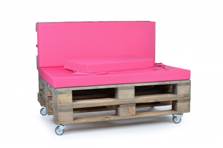Palettenseitenkissen Nylongewebe 72x42x8 pink