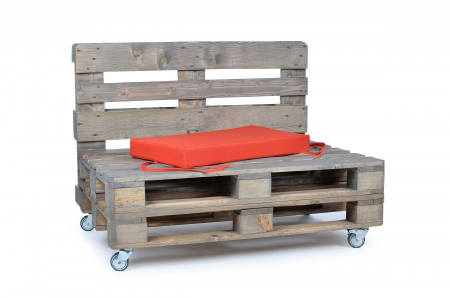 Palettenseitenkissen Nylongewebe 72x42x8 rot