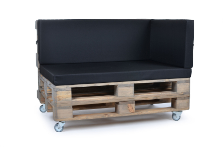 Palettenseitenkissen Nylongewebe 72x42x8 schwarz