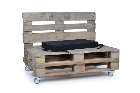 Palettenseitenkissen Nylongewebe 72x42x8 schwarz