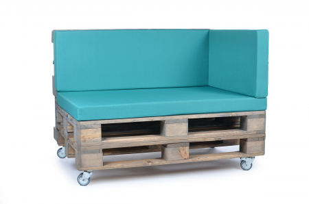 Palettenseitenkissen Nylongewebe 72x42x8 tuerkis