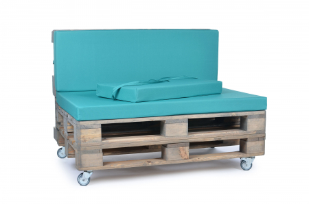 Palettenseitenkissen Nylongewebe 72x42x8 tuerkis
