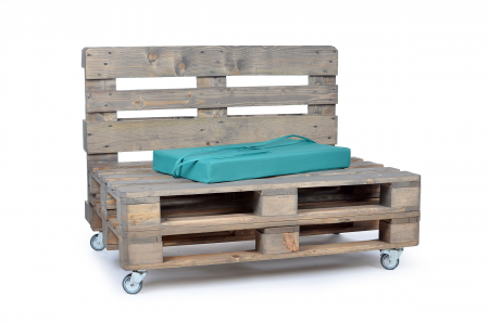 Palettenseitenkissen Nylongewebe 72x42x8 tuerkis