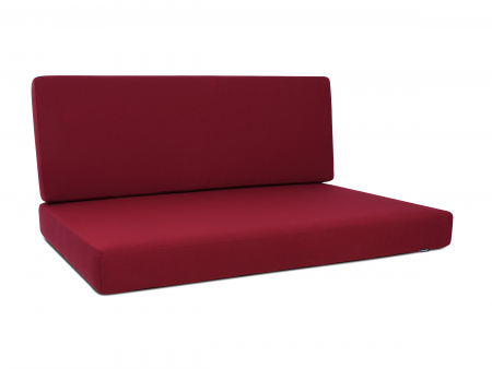 Palettenkissen Sunline Uni 120x42x8 Premium (Outdoor) bordeaux-4