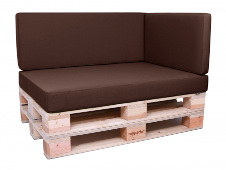 Palettenkissen Sunline Uni 60x42x8 Premium (Outdoor) braun-2