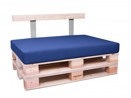 Palettenkissen Sunline Uni 60x42x8 Premium (Outdoor) marine-1