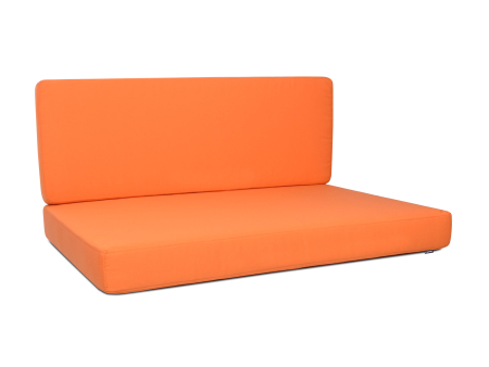 Palettenkissen Sunline Uni 120x42x8 Premium (Outdoor) orange-4