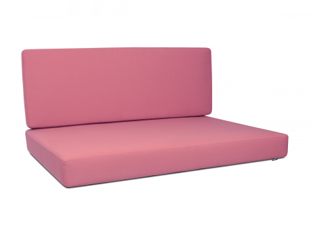 Palettenkissen Sunline Uni 60x42x8 Premium (Outdoor) rosa-4