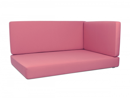 Palettenkissen Sunline Uni 60x42x8 Premium (Outdoor) rosa-5