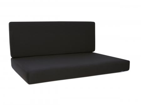 Palettenkissen Sunline Uni 72x42x8 Premium (Outdoor) schwarz-4