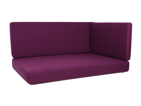Palettenkissen Sunline Uni 120x42x8 Premium (Outdoor) purpur-5