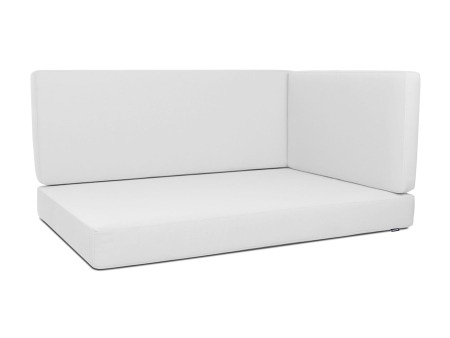 Palettenkissen Sunline Uni 120x42x8 Premium (Outdoor) weiss-5