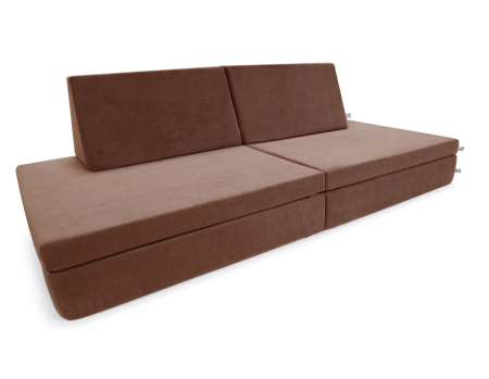Spielsofa für Kinder ROSTBRAUN