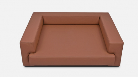 Boston Hundesofa Kunstleder KUPFER