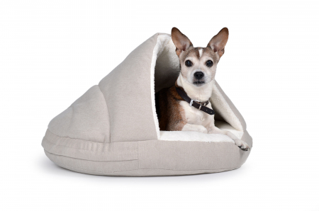 Hundebett Shell Comfort 120x120 cm creme