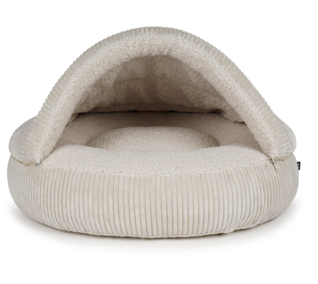Hundebett Shell CORD CREME