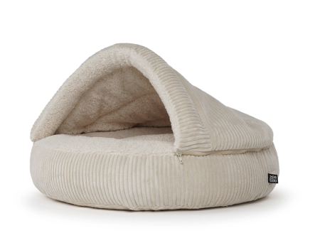 Hundebett Shell CORD CREME