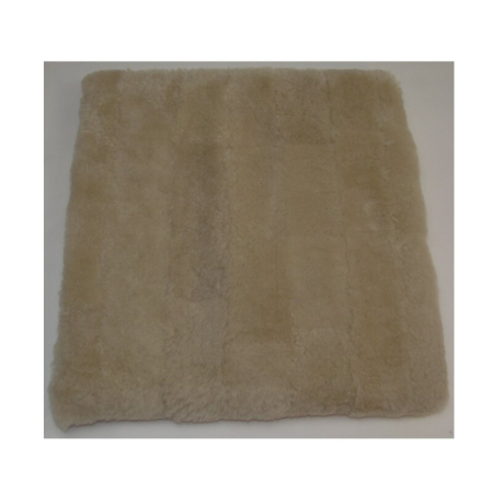 Sitzkissen Lammfell Patch 40x40 Gobi-1