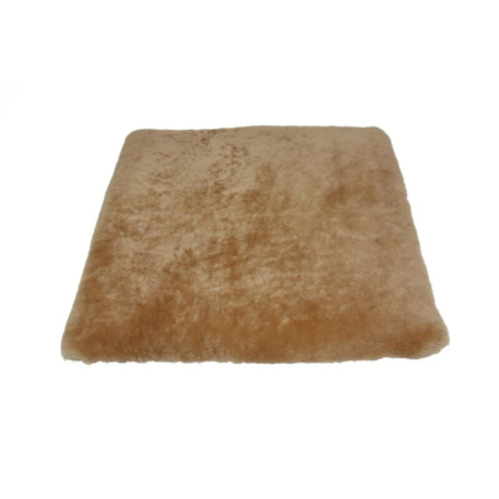 Sitzkissen Lammfell Vollfell Camel 40x40cm-2