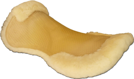 Gelpad mit Lammfell hell