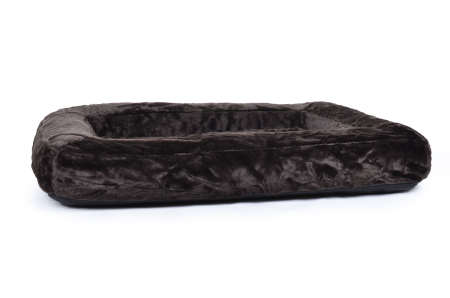 Hundebett Spring Fake Fur 130x110 cm braun