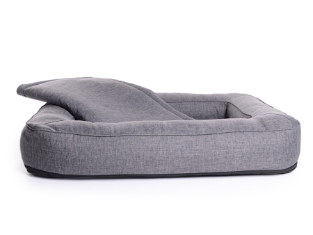 Hundebett Spring Softline 110x90 cm grau