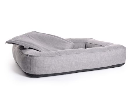 Hundebett Spring Softline 130x110 cm silber