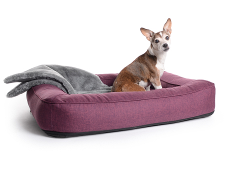 Hundebett Spring Softline 130x110 cm violett