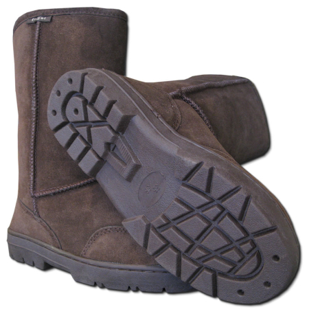 Stiefel Lammfellstiefel braun in den Größen von 35 bis 48